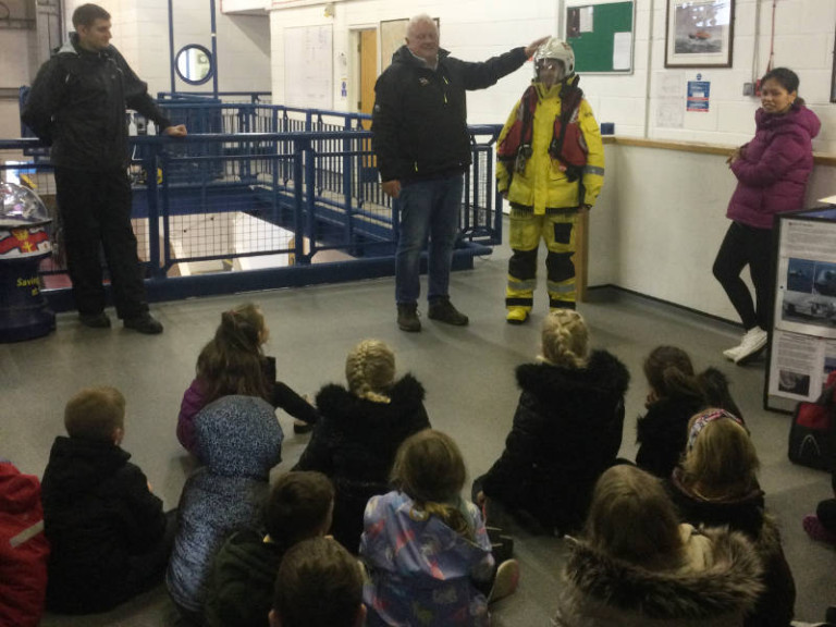 Trip to lifeboat station year 2 south walney infant and nursery school