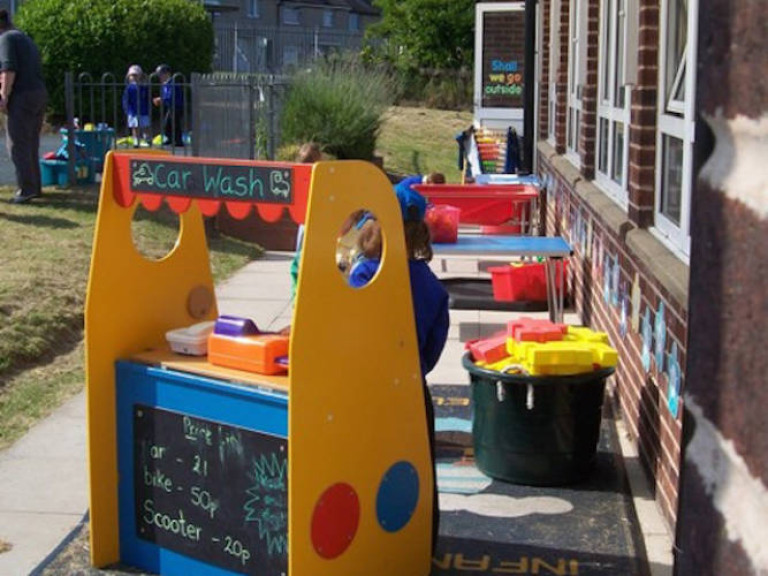 South Walney Infant and Nursery School Furness Barrow Reception Outdoor Area