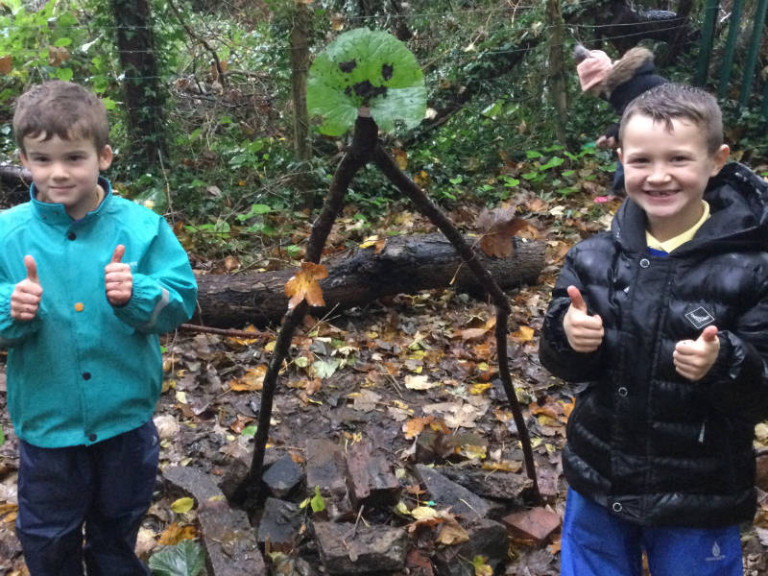 Forest school activities year 2 south walney infant and nursery school
