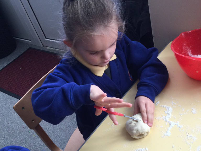 cutting - Reception south walney infant and nursery school